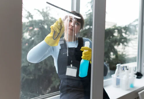 Nettoyage de vitres intérieures et extérieures à l'Abergement-Sainte-Colombe
